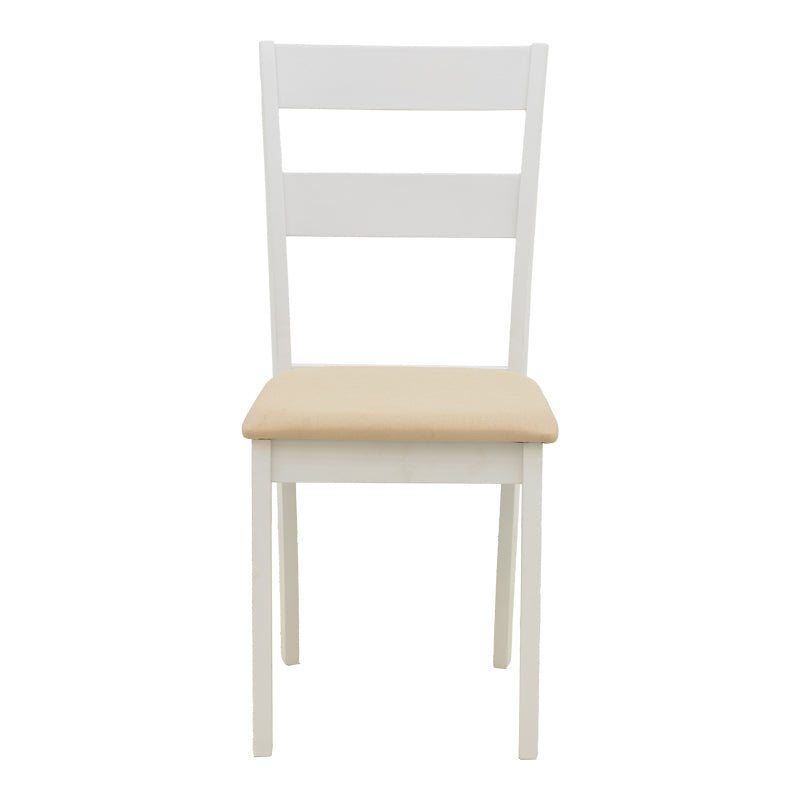 Set masa si scaune Dallan Lars, Lemn rubberwood, Alb, 100x75 cm, imagine produs 10