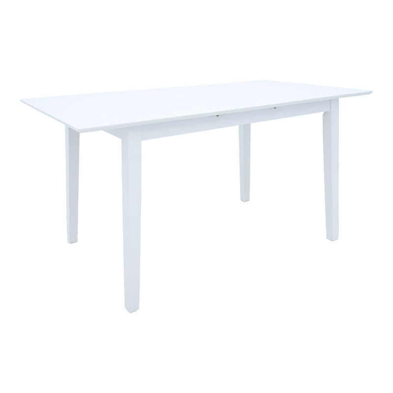 Set masa si scaune Dallan Mabor, Lemn rubberwood, Alb, 150x80x74 cm, imagine produs 8