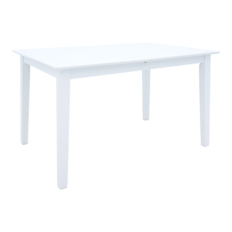 Set masa si scaune Dallan Mabor, Lemn rubberwood, Alb, 150x80x74 cm, imagine produs 7