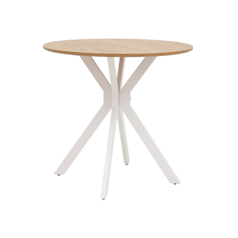 Set masa si scaune Dining, Alb, D80x75 cm, detaliu produs