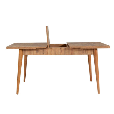 Set masă și scaune extensibile (4 bucăți) Vina 0701 - 3 -
Anthracite,
Atlantic Extendable Dining Table & Chairs Set 1, Stejar, 77x75x120 cm