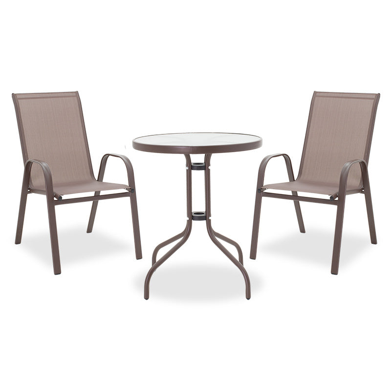 mobilier de gradina Set Masa si Scaune Gradina Watson-Calan 3 Piese Maro