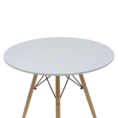 Set masa si scaune Julita-Noor, Gri inchis-Alb-Gri, 80x73 cm Pakoworld, imagine produs 7, Masa Cu Scaune, culoare Gri inchis-Alb-Gri