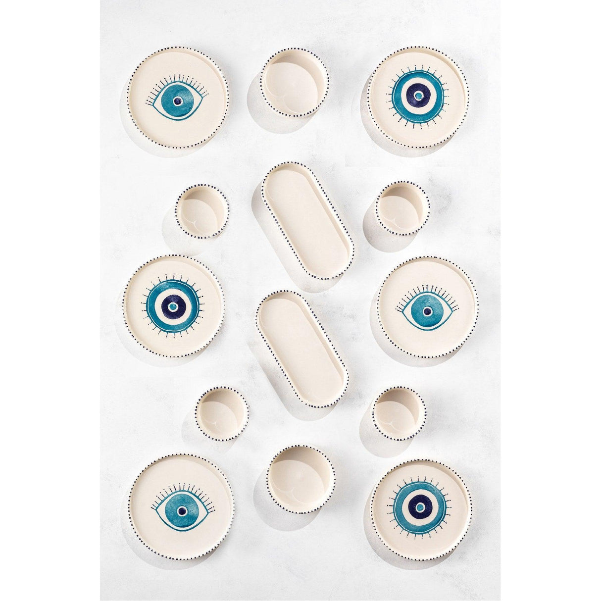 Set mic Dejun Nazar, 14 piese, Multicolor