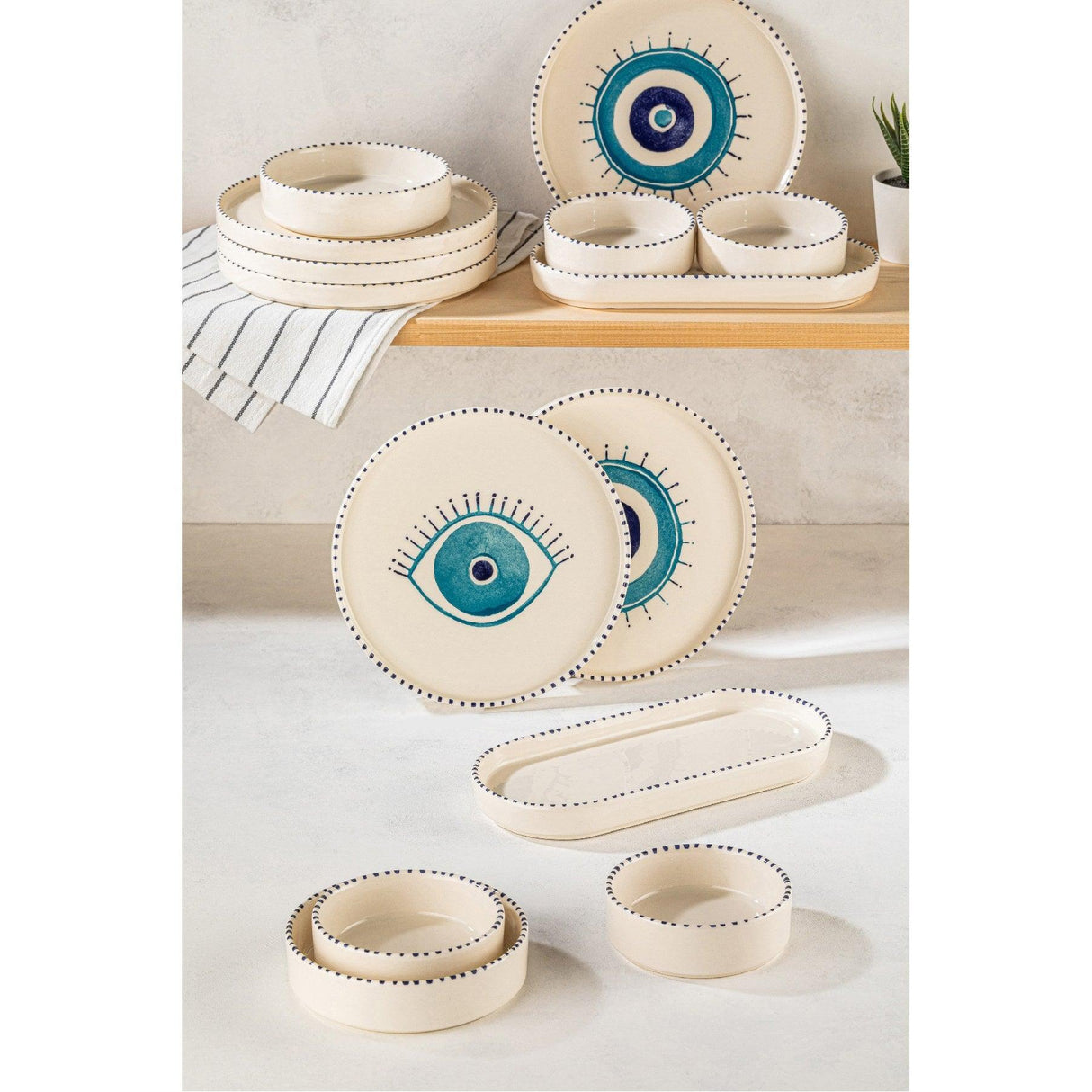 Set mic Dejun Nazar, 14 piese, Multicolor