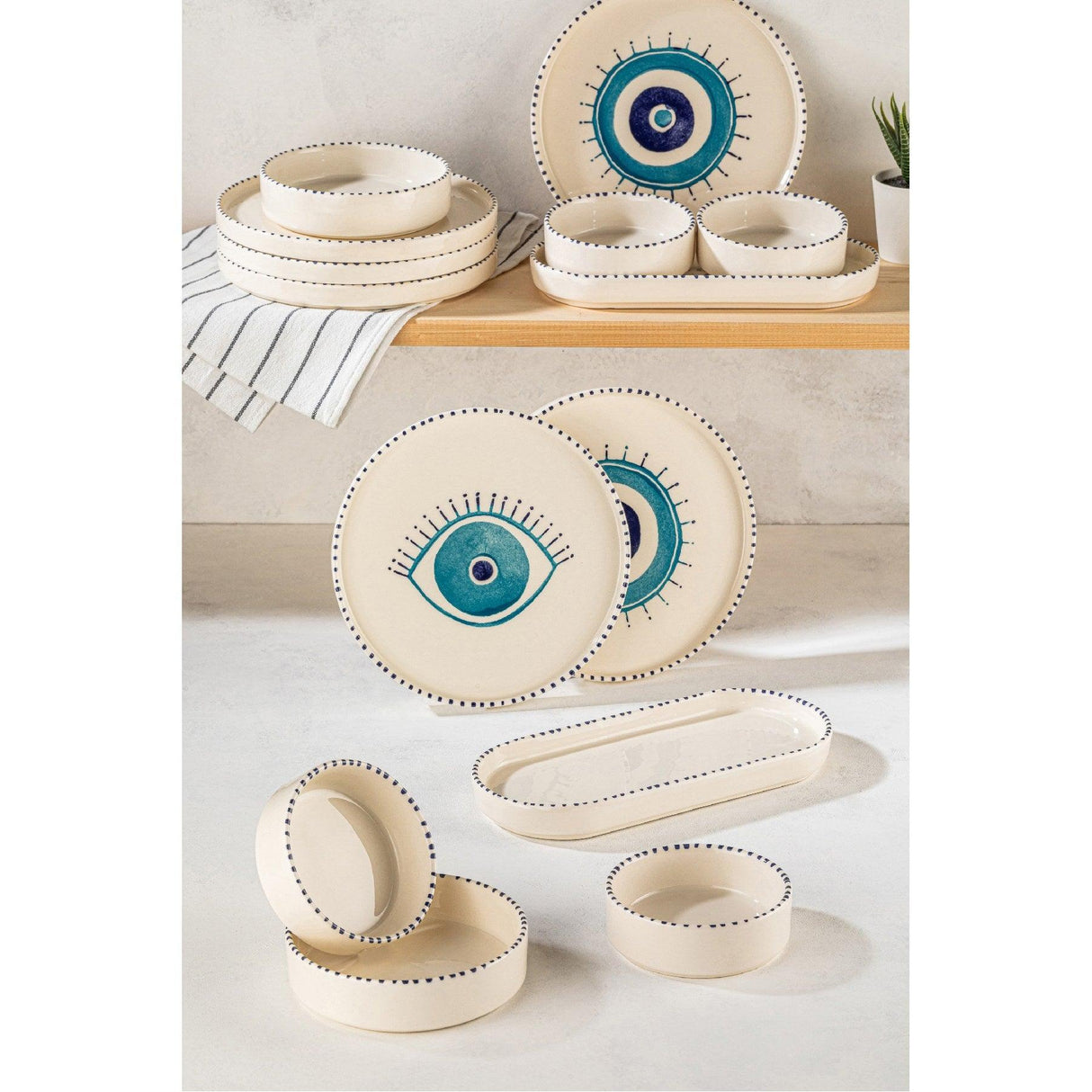 Set mic Dejun Nazar, 14 piese, Multicolor