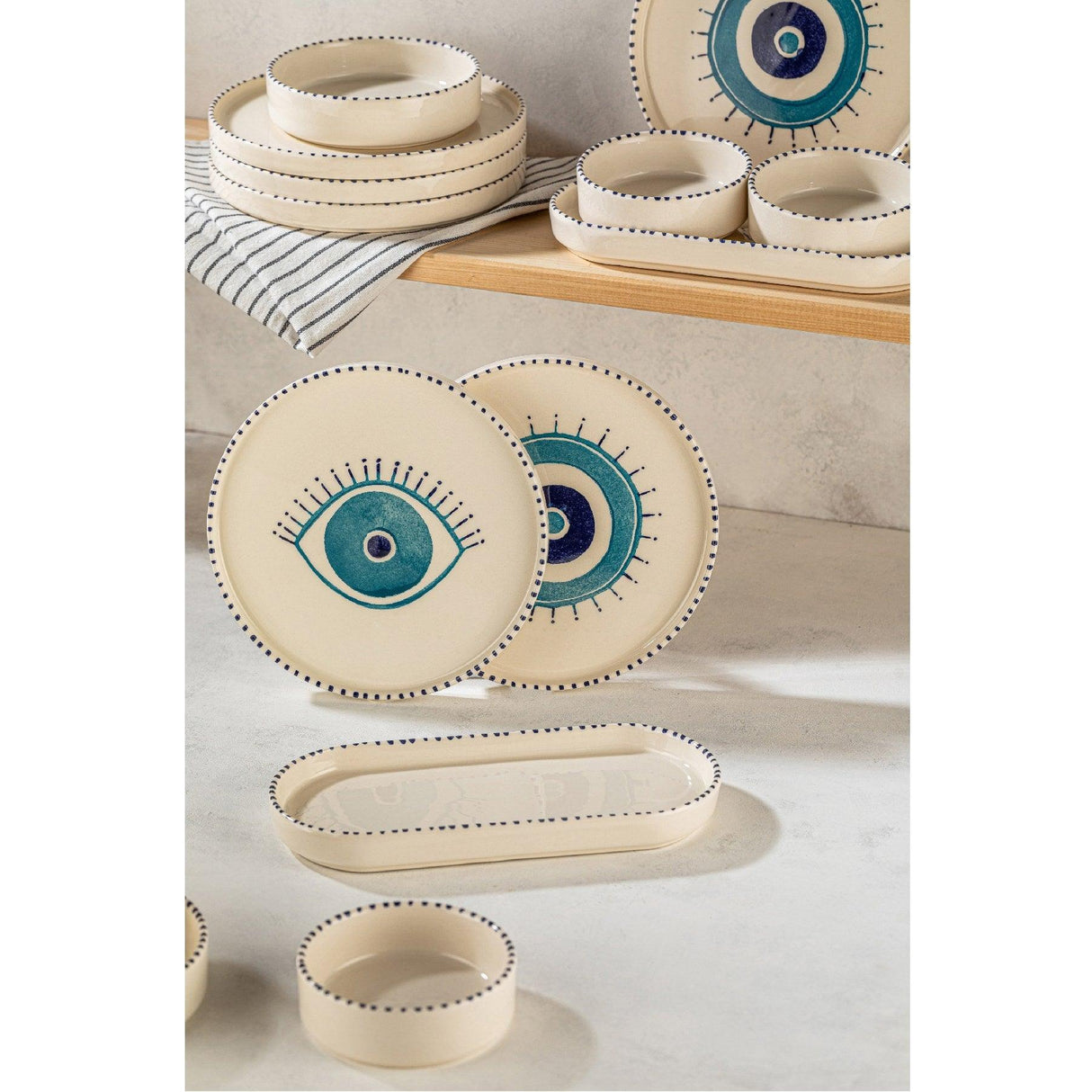 Set mic Dejun Nazar, 14 piese, Multicolor