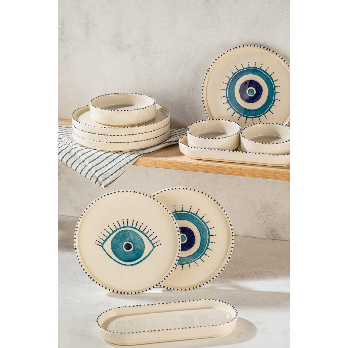 Set mic Dejun Nazar, 14 piese, Multicolor