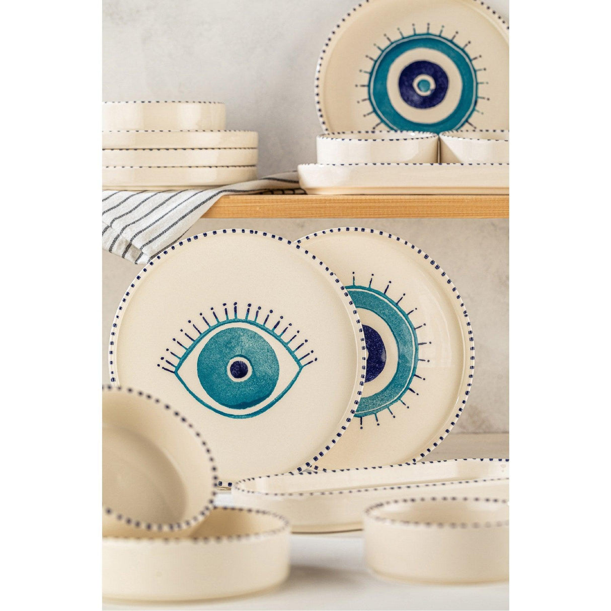 Set mic Dejun Nazar, 14 piese, Multicolor