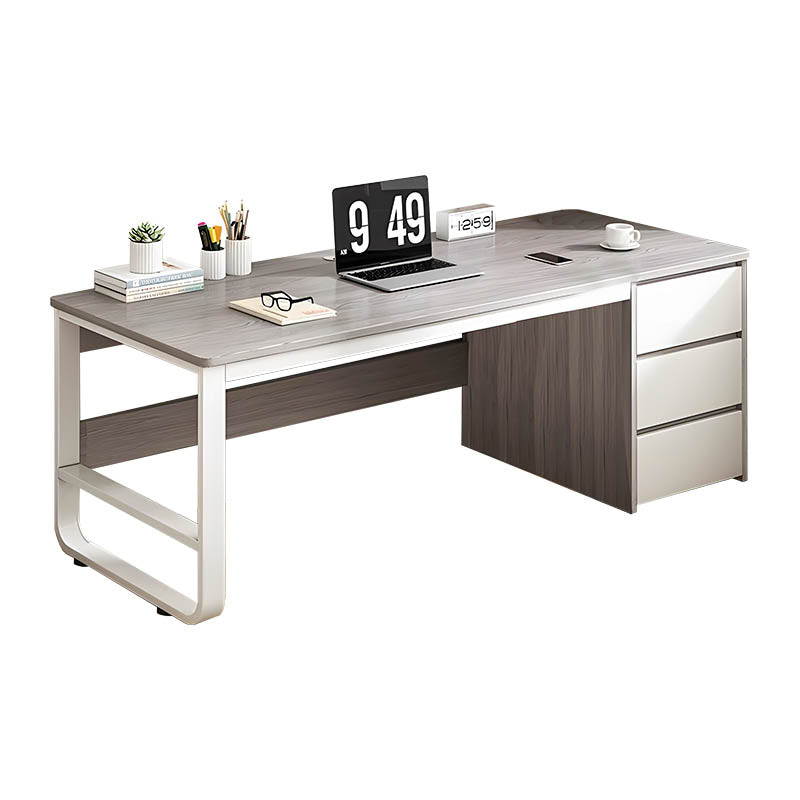 Set mobilă birou pentru studenți Think, Lemn și Metal, Birou, + Scaun ajustabil, 120x60x75 cm