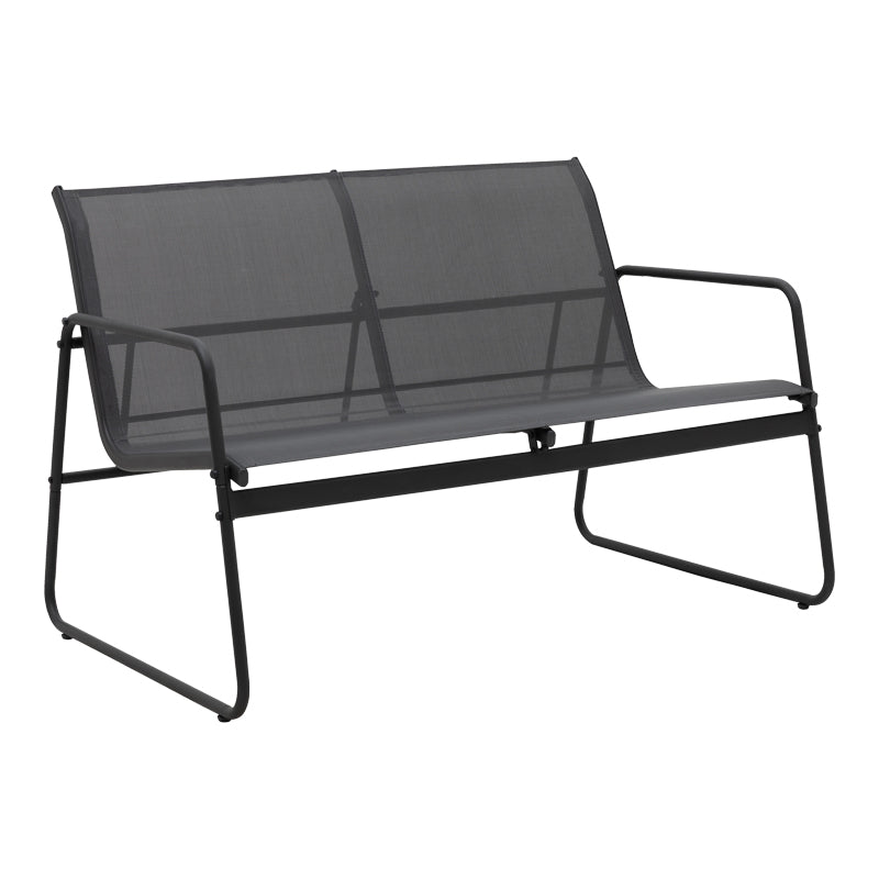Set mobilier de grădină cu funcție outdoor Veranda, textilenă-metal, Antracit, 200x150x85 cm