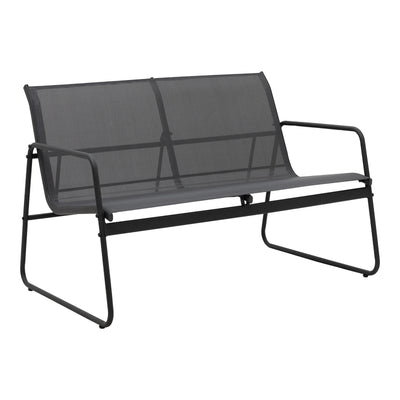 Set mobilier de grădină cu funcție outdoor Veranda, textilenă-metal, Antracit, 200x150x85 cm, detaliu produs