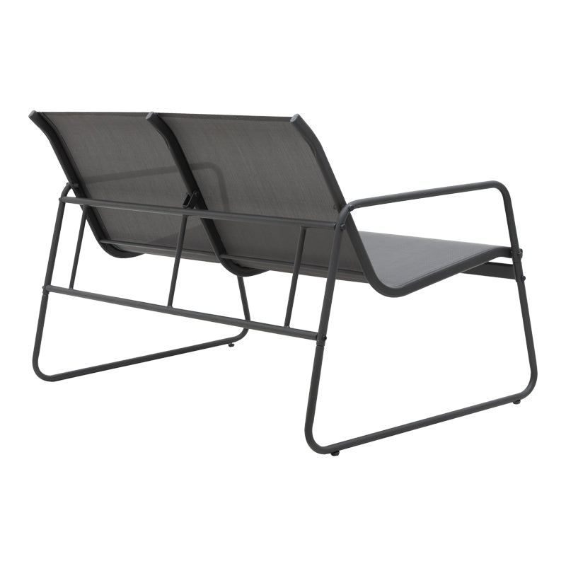 Set mobilier de grădină cu funcție outdoor Veranda, textilenă-metal, Antracit, 200x150x85 cm