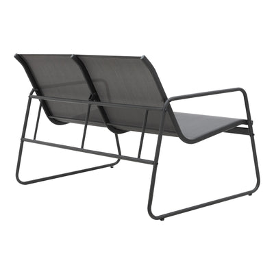 Set mobilier de grădină cu funcție outdoor Veranda, textilenă-metal, Antracit, 200x150x85 cm, perspectiva suplimentara