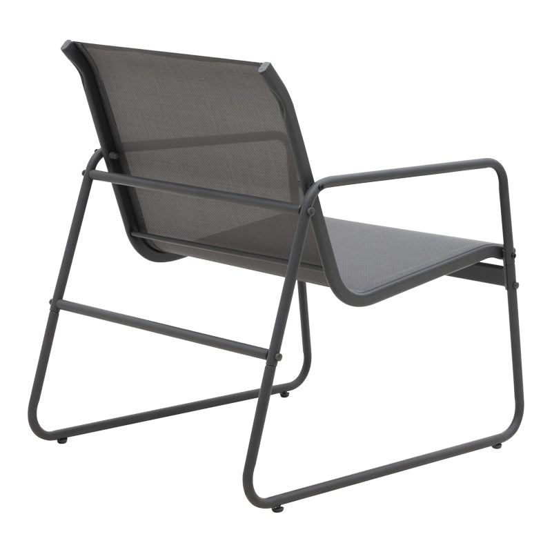 Set mobilier de grădină cu funcție outdoor Veranda, textilenă-metal, Antracit, 200x150x85 cm