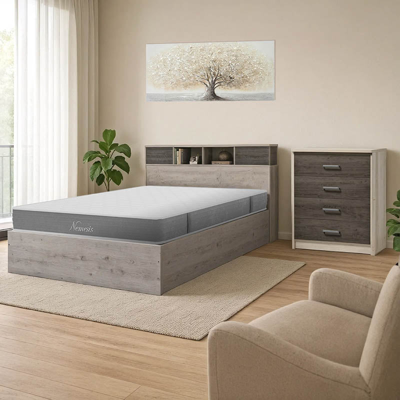 Set mobilier dormitor pentru student - pachet Snap de 3 piese