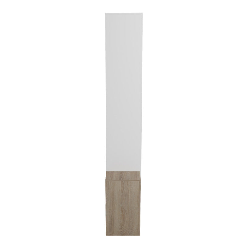 Set mobilier living cu rafturi Leganto, Pal, Alb, 220x35x197 cm