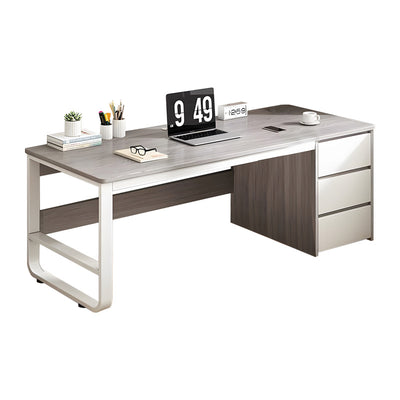 Set mobilier studențesc pentru birou Think, Lemn, Birou, + Scaun ergonomic, 120x60 cm, foto produs