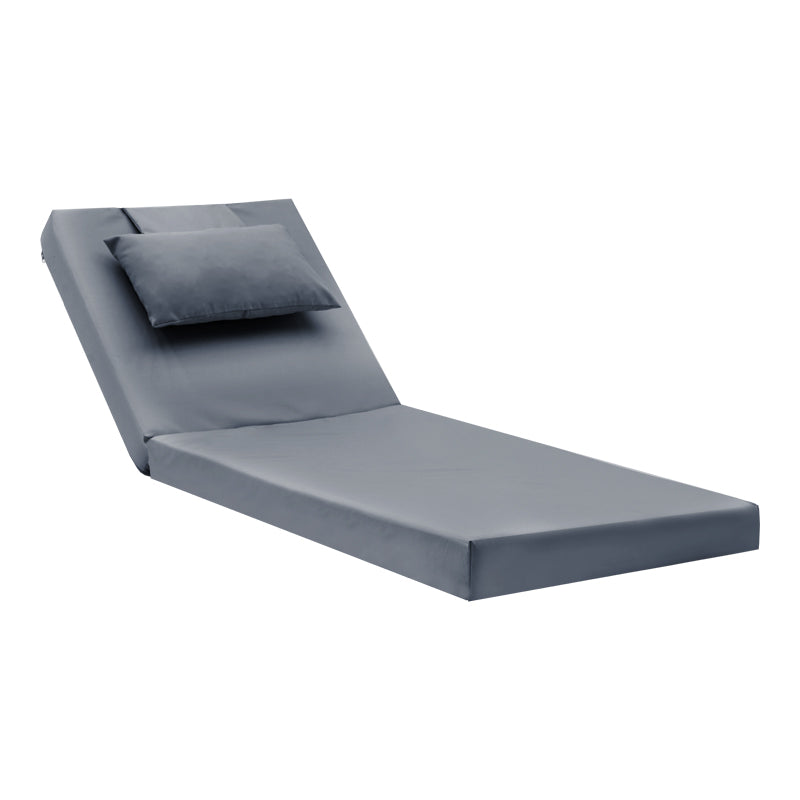 Perna De Scaun Sezlong Sezlong Sadie stofa Gri 65x185x15 cm