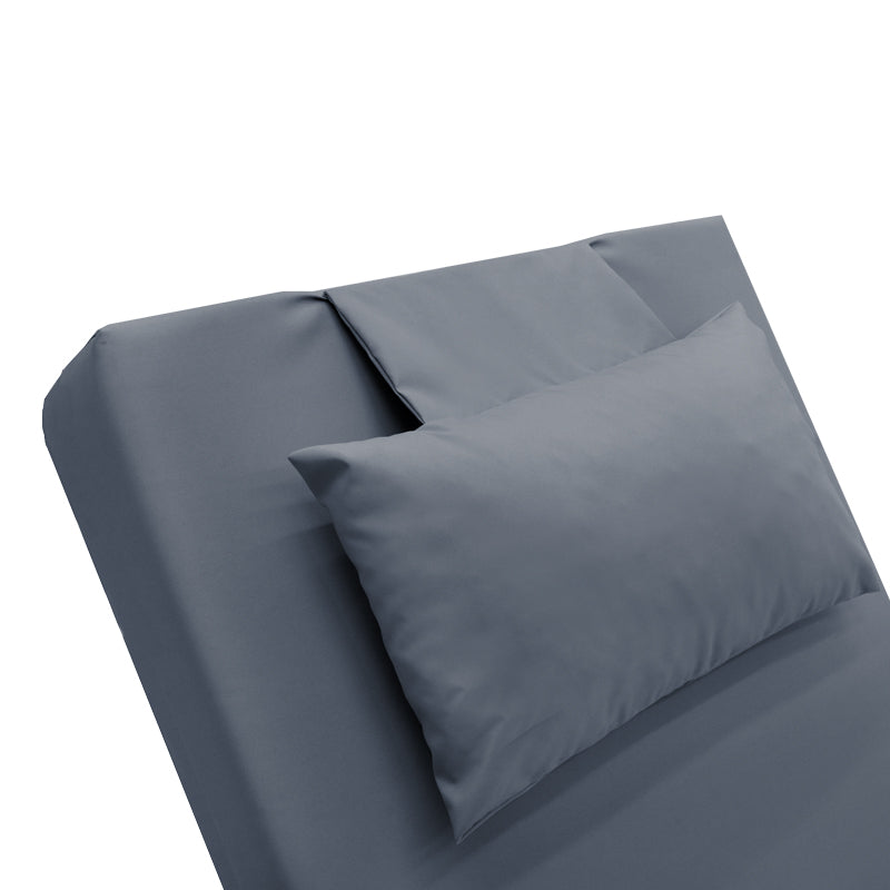 Sezlong Sezlong Sadie stofa, Gri, 65x185x15 cm, foto produs 6