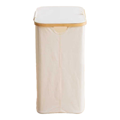 Suport haine multifuncțional Lodge, Natural, Bambus-Textil, 54x33x60 cm, imagine suplimentara