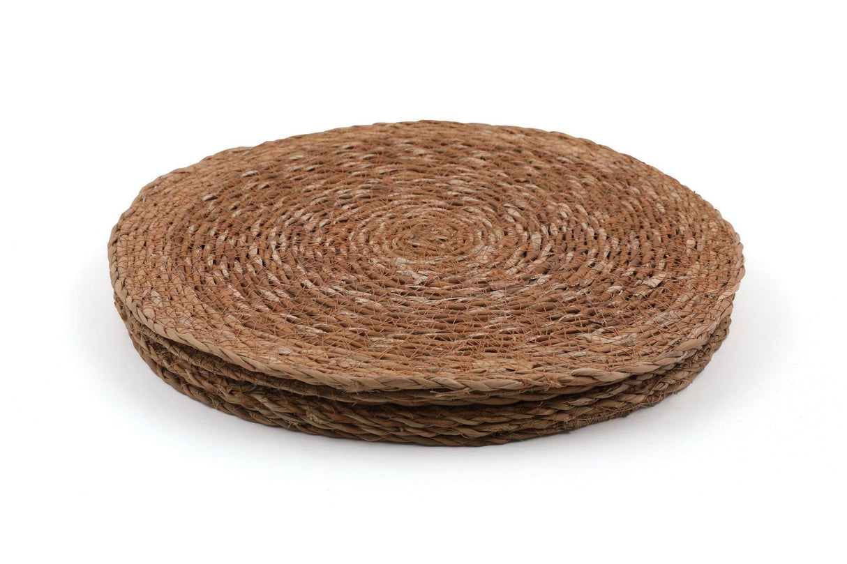 Suport pentru Farfurie din fibre de bambus MLN, Natur, 35x1x35 cm