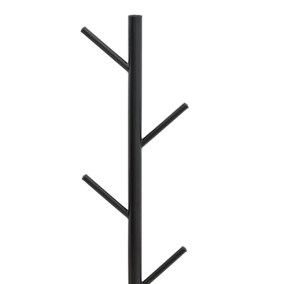 Suport pentru haine Fori metal, negru, 30x30x173 cm, imagine suplimentara
