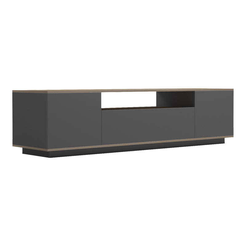 Suport TV cu functie de depozitare Winey în culori, sonoma-antracit, 180x44x44 cm