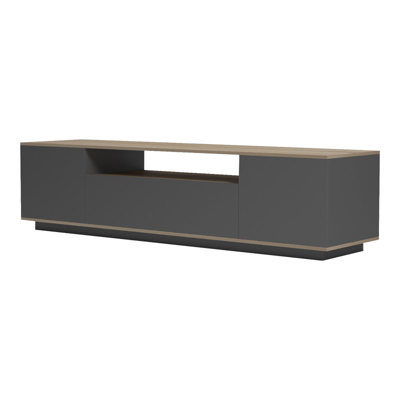 Suport TV cu functie de depozitare Winey în culori, sonoma-antracit, 180x44x44 cm