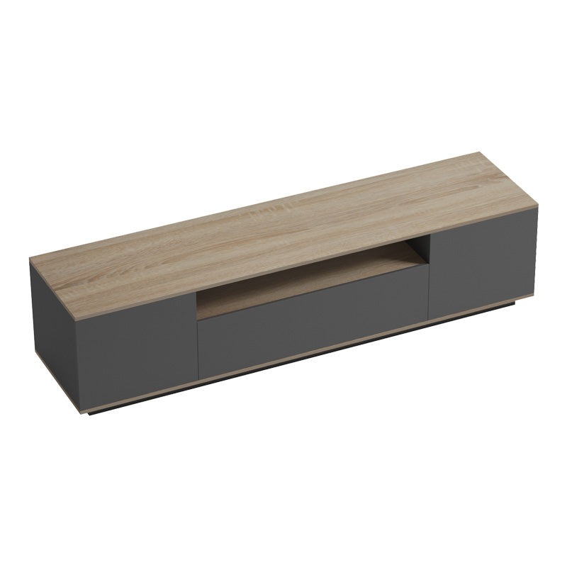 Suport TV cu functie de depozitare Winey în culori, sonoma-antracit, 180x44x44 cm