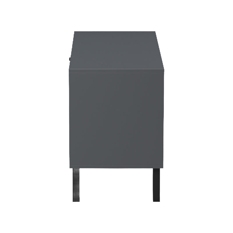 Suport TV cu rafturi Tuscany, Modern, Lemn, Sonoma-Antracit, 100x40x51 cm