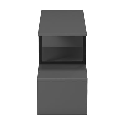 Suport TV Lilant, Gri, 160x30x45 cm, perspectiva suplimentara