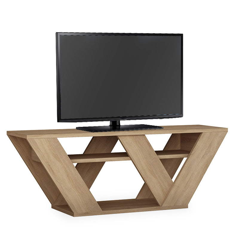 Suport TV Pipralla, Antracit, 110x30x40 cm - Stejar