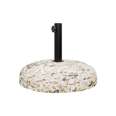 Suport umbrela de gradina Nimbus Alb 50x50x50 cm