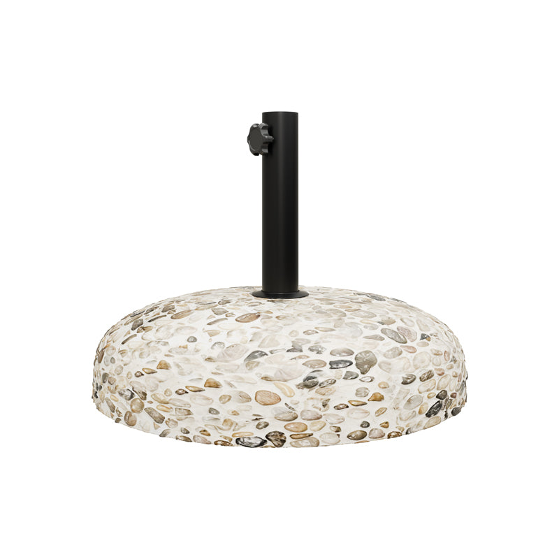 Suport umbrela de gradina Nimbus Alb 50x50x50 cm