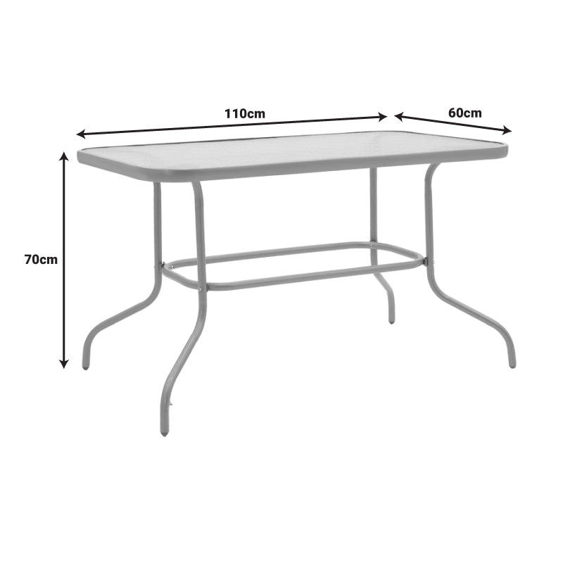 Tabel din metal cu pahar de șampanie Valor, Auriu, 110x60x70 cm, perspectiva suplimentara
