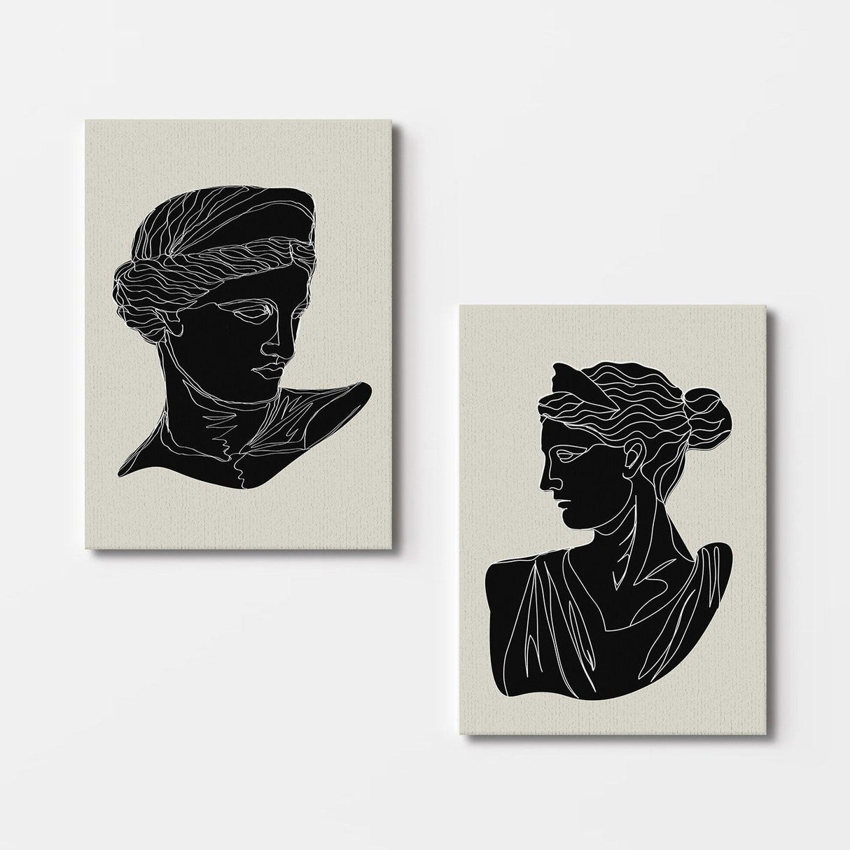 Tablou Canvas (2 bucăți) 2KNV424x29, Multicolor, 110x70 cm