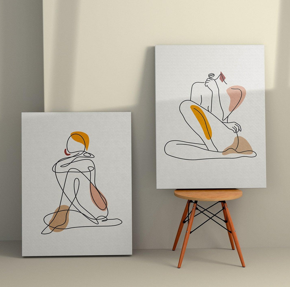 Tablou Canvas (2 bucăți) 2KNV4289, Multicolor, 110x70 cm