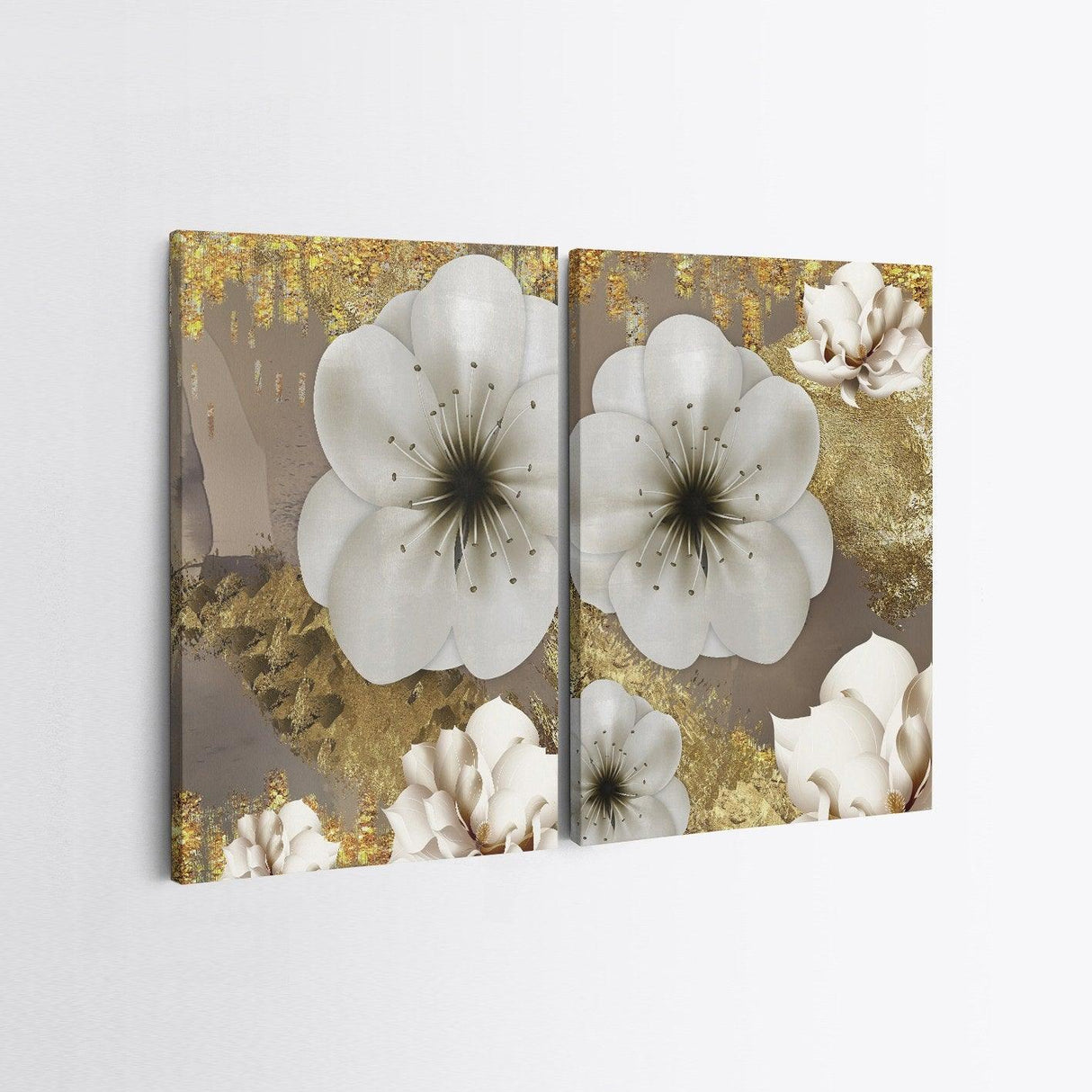 Tablou Canvas (2 bucăți) 2KNV4324, Multicolor, 110x70 cm