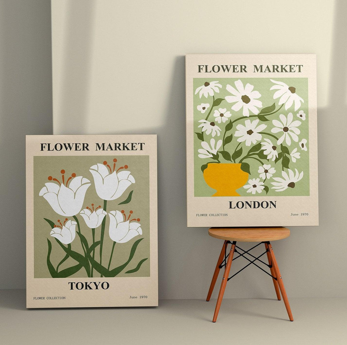 Tablou Canvas (2 bucăți) 2KNV4334, Multicolor, 110x70 cm