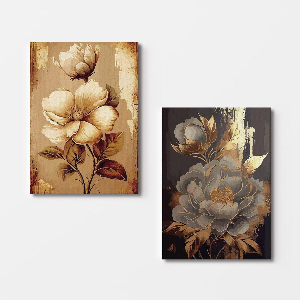 Tablou Canvas (2 bucăți) 2KNV4343, Multicolor, 110x70 cm