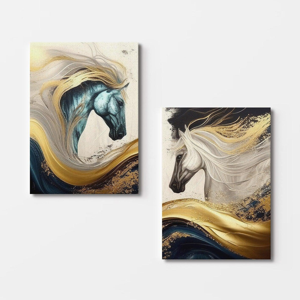 Tablou Canvas (2 bucăți) 2KNV4351, Multicolor, 110x70 cm