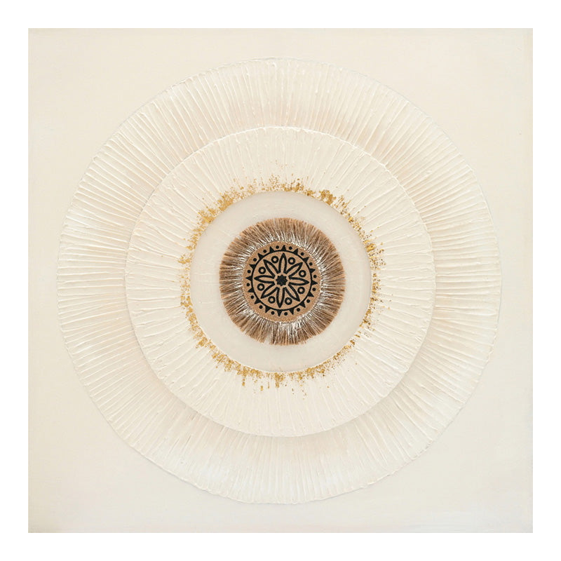 Tablou canvas 3D Circled I, 80x80 cm