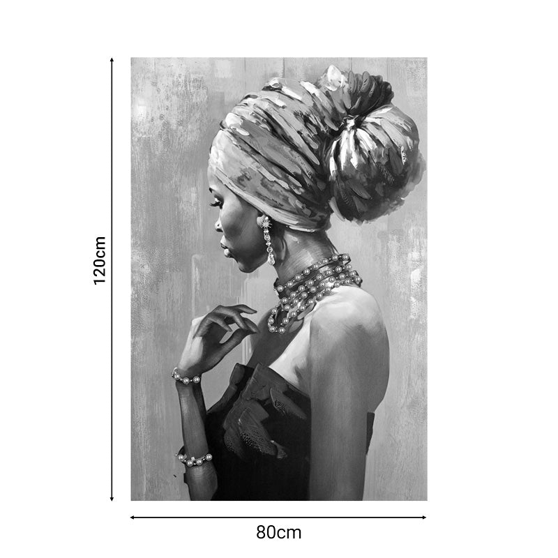 Tablou canvas African, Maro, 80x120 cm, imagine suplimentara