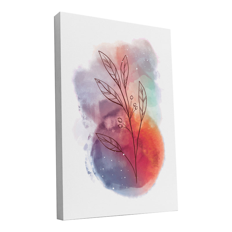 Tablou canvas cu rama Nerve, triptic, imprimeu digital, sintetic, Multicolor, 50x70 cm