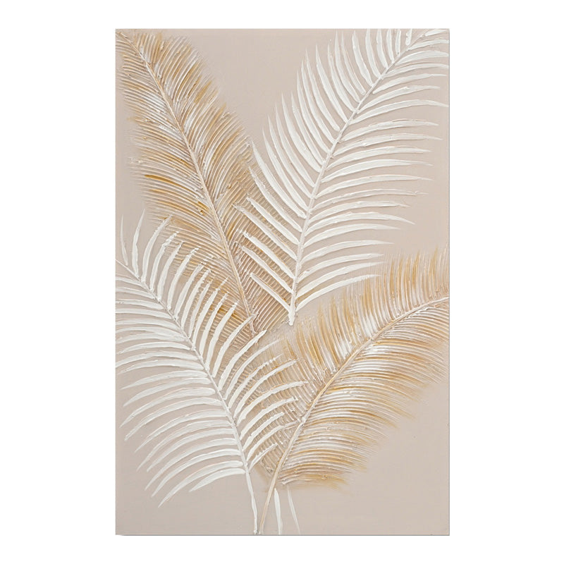 Tablou canvas decorativ Leavy I, Pânza, Multicolor, 60x90 cm