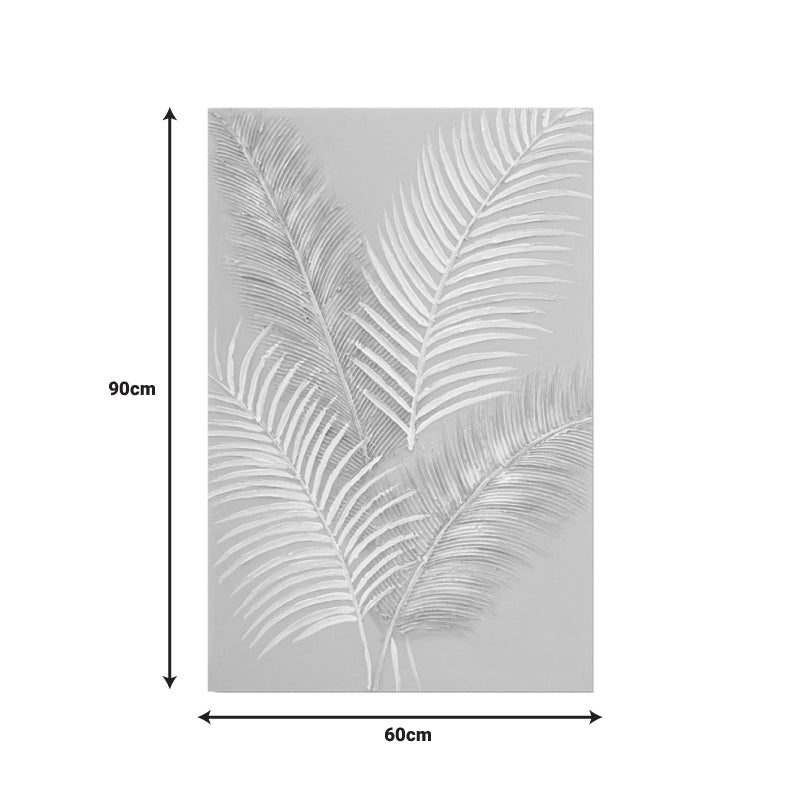 Tablou canvas decorativ Leavy I, Pânza, Multicolor, 60x90 cm
