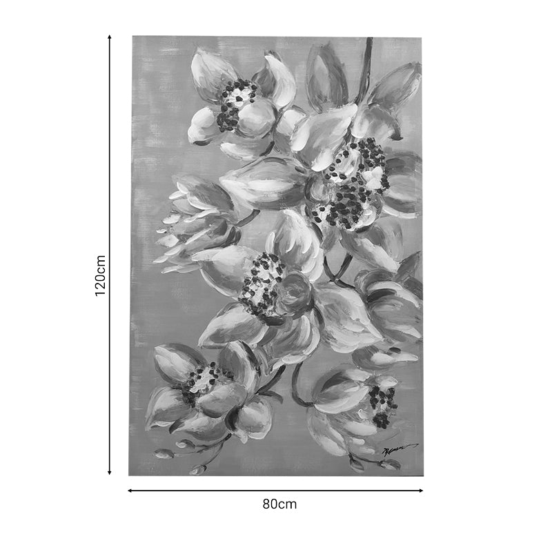 Tablou canvas Flourish, Multicolor, 80x120 cm, imagine suplimentara