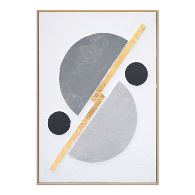 Tablou canvas Geometric Gri 52x72 cm