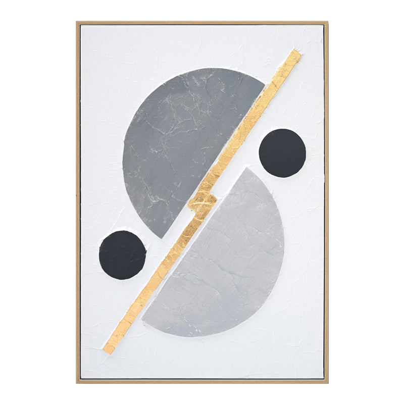 Tablou canvas Geometric Gri 52x72 cm